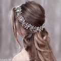 Rhinestone Headband Handmade Bridal Hair Headpiece Wedding Hair Accessories