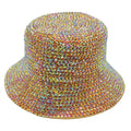 Ready to Ship New Can Custom logo Fashion Rhinestone Bucket Hat Women Stylish Fisherman Sun Cap Hats