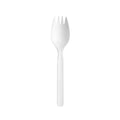 CPLA Degradable Spork 6IN Individual Wrapped Spork with Custom Packaging Free Samples for Party Occasions and Picnics