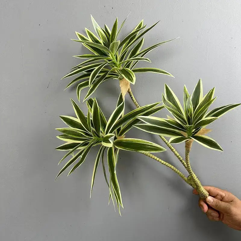 Premium Artificial Tropical Plant With Glued Leaves for Home Decor Lifelike Tropical Faux Plant With Securely Attached Leaves