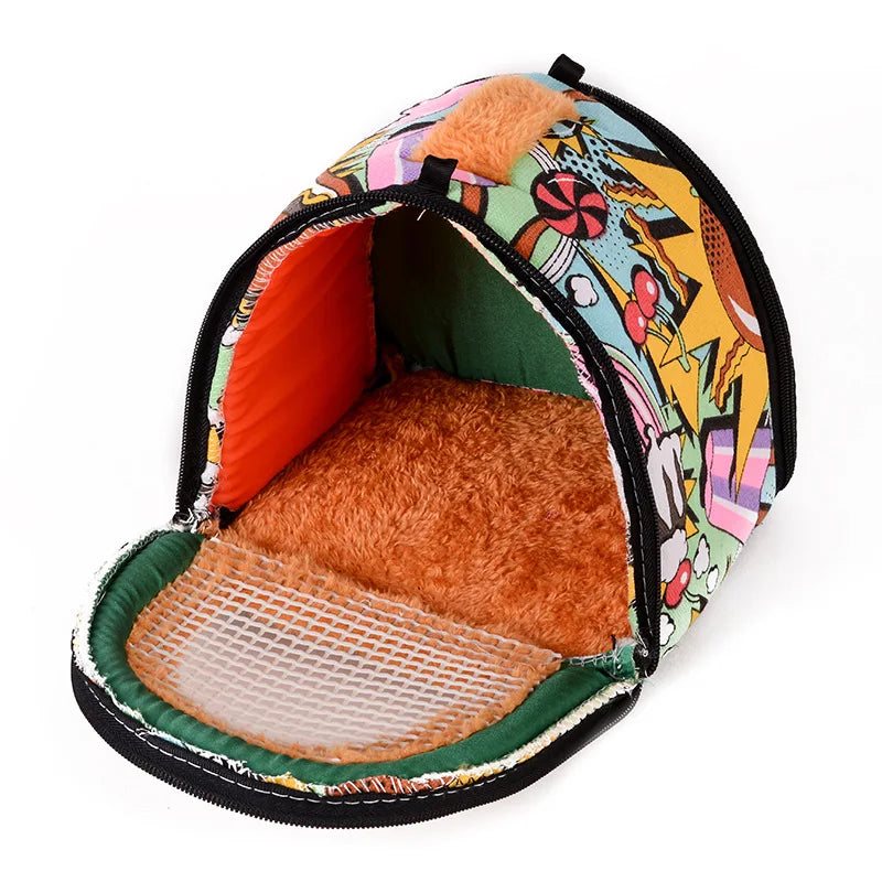 Pet Nest Backpack for Hedgehogs Hamsters Dutch Pigs Flying Squirrels and Guinea Pigs