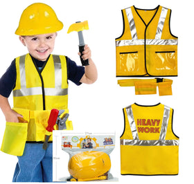 Maintenance Worker Play Construction Little Engineer Clip Show Suit Toy Set