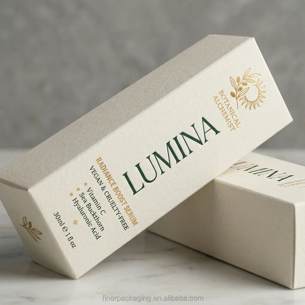 Hot Sale Cosmetic Packaging Custom Printed Cosmetic Boxes Empty Cosmetic Boxes for Lip Balm and Essentials Oil Packaging