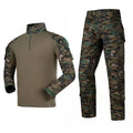High Quality Jungle Digital Camo Camouflage Suit Black Training Wear G3 Frog Suit Tactical Uniform