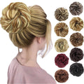 Hot Selling Elastic Rubber Scrunchies Messy Hair Bun for Women Natural Looking Messy Synthetic Hair Braided Chignon Hair Pieces