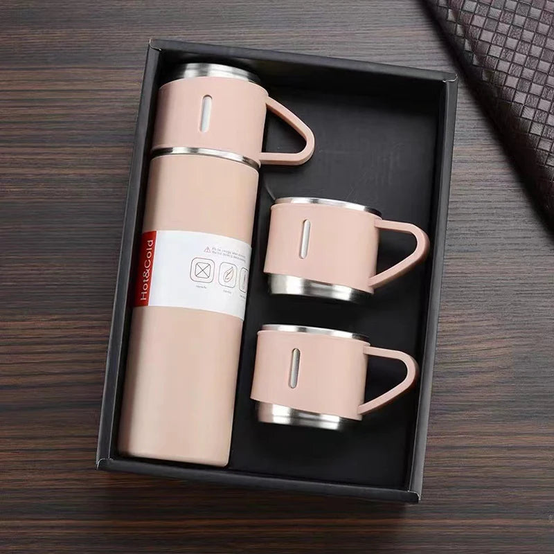 In Stock Stainless Steel Thermos Flask Bottle Camping Vacuum Flask Cup Sports Water Bottle With Lid