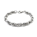 New Charm Stainless Steel Bracelet Classic Bohemian Sliver Bracelet Chain Bracelet for Women's Anniversary Gift Jewelry