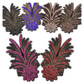 New Flowers Foil Leaves Sequins   Iron on Dress or T  Shirt!