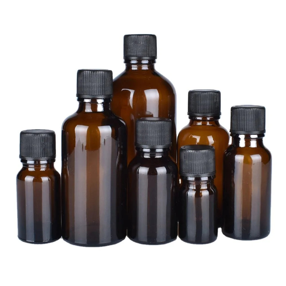 10ml 15ml 30ml  Amber Glass Essential Oil Bottle Brown Dropper Bottle  Large Amount of Spot