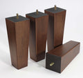 High Hardness Solid Wood Furniture Legs Square Sofa Wooden Legs for Couch or Cabinet Square Table Wooden Chair Legs