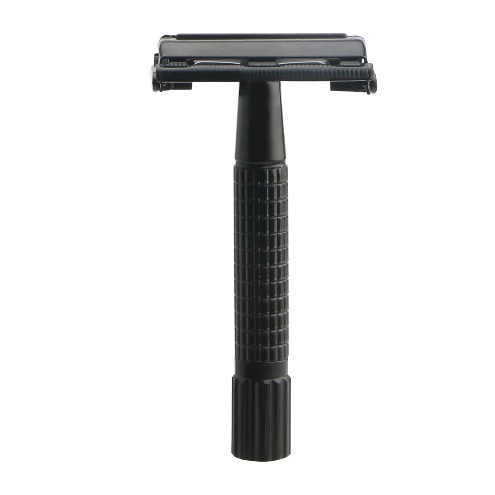 Affordable Double Edge Classic Razor Head Butterfly Opening Metal Shaving Safety Razor for Smooth and Precise Shave
