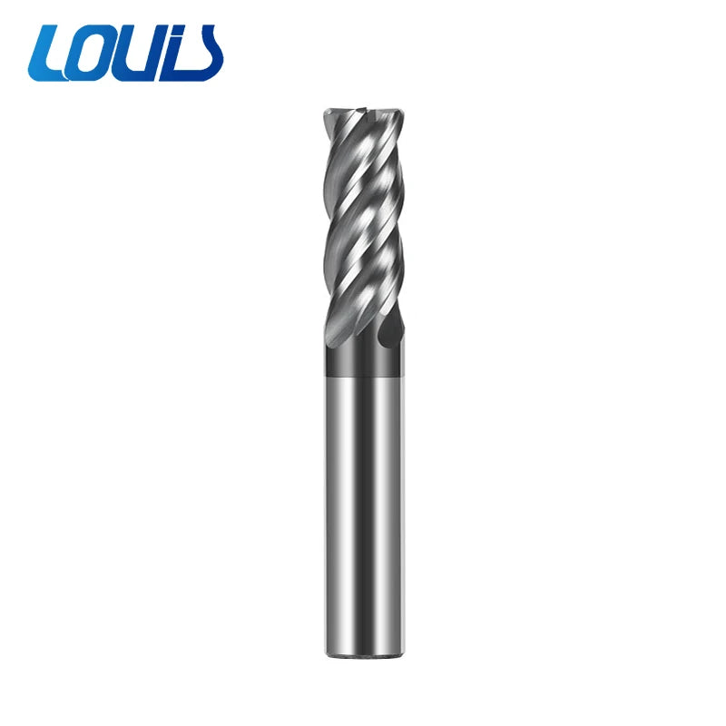 60 Tungsten Steel Round Nose 4-flute Arc End Mill OEM Customizable 0.02mm Accuracy PLAX Coated