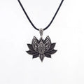 Women Yoga Jewelry Vintage Buddhism Lotus Shape Mandala Necklace