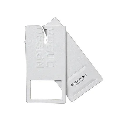 2025 OEM Manufacturer Custom logo Hanging Name Tag Clothing Jeans Bag hang Tag Labels Printing for Clothing