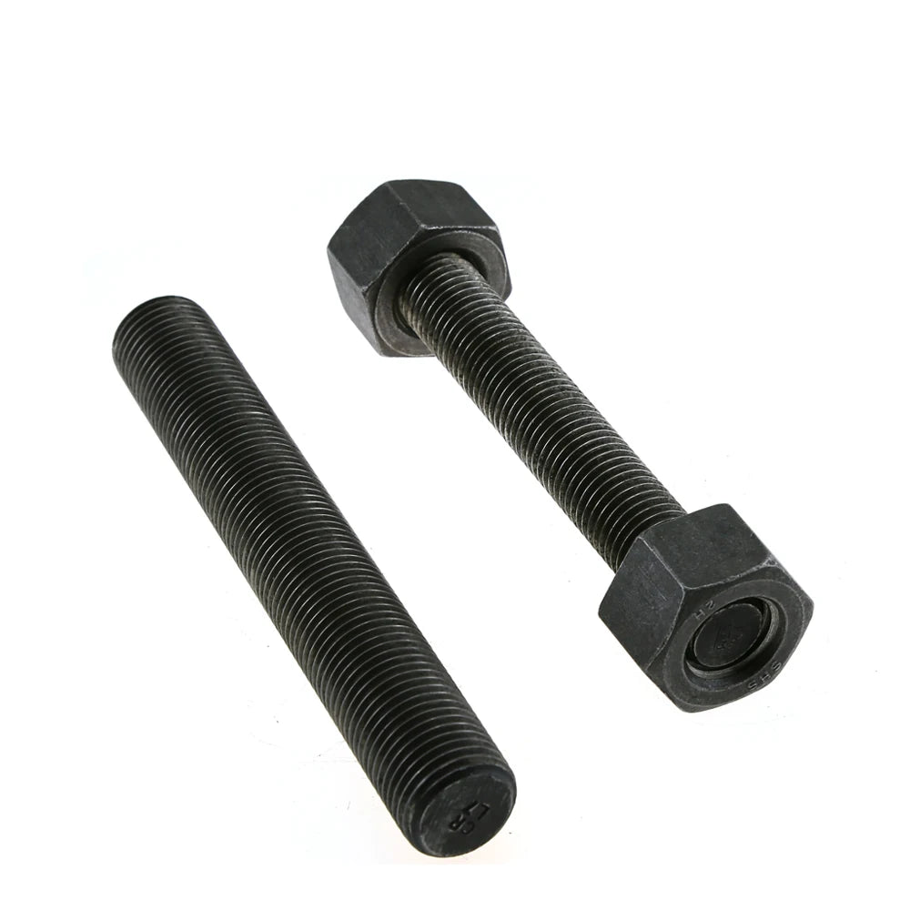 1" X 8" B7 Stud Bolt C/w 2 Heavy Hex Nut and 2 ASTM F436 Flat Round Washer