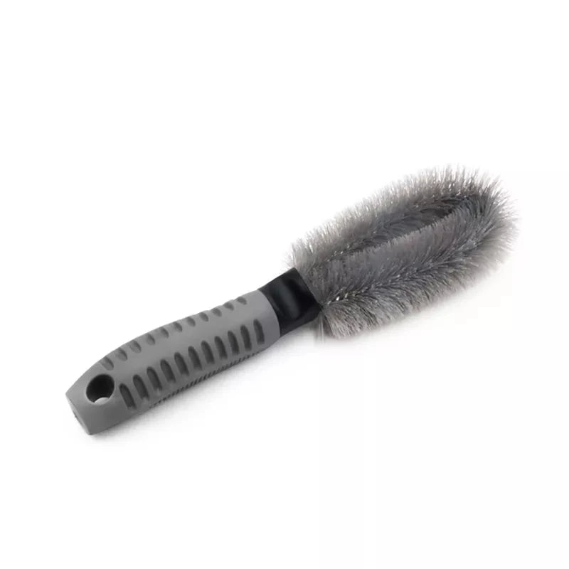 Bicycle Beauty Hub Brush Cycling Special Tire Cleaning Brush Bike Tire Rim Clean Plastic Coated Wire Wash Brush Soft Fiber Tools