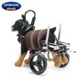Available Pet Disabled Car Elderly Dog Assisted Walking Trolley Aluminum Alloy Pet Dog Walking Assistance Car