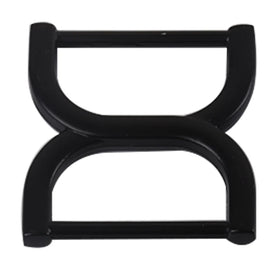 25mm Twisted Crossover Strap Connect Double D Ring Adjuster Connector Buckle Hardware Handbag Bag Strap D Ring Buckle