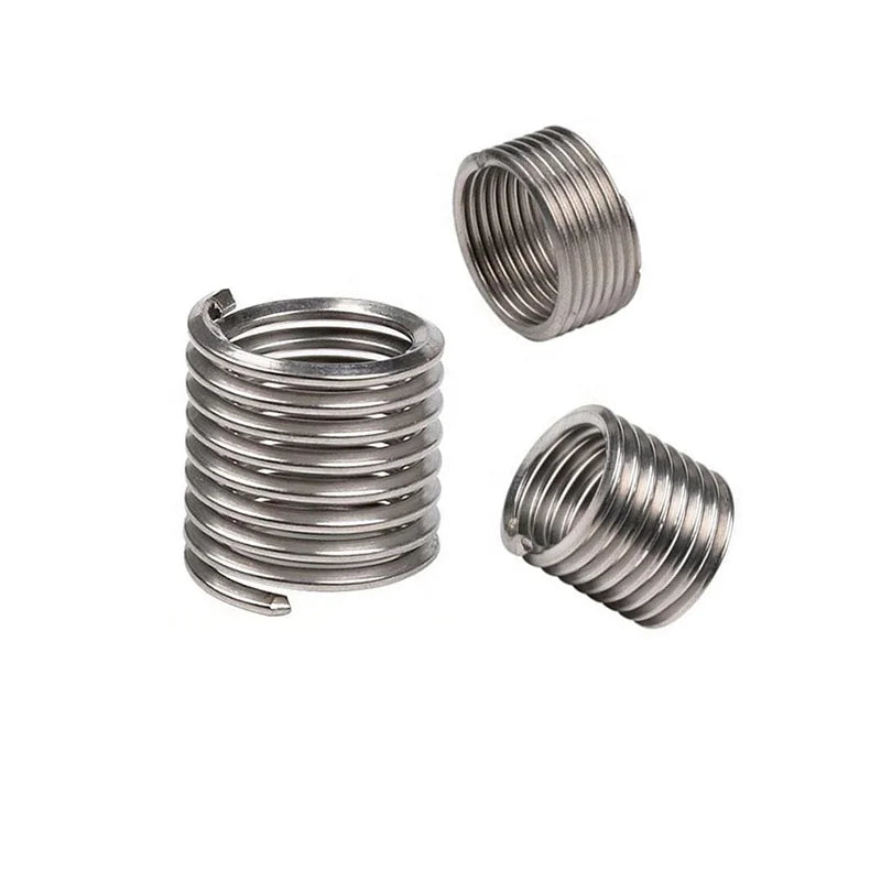 Spring Tailless Thread Insert M6 Metric Stainless Steel Fully Threaded Right Hand Industry Standard GB/T 24425.2-2009 Fasteners