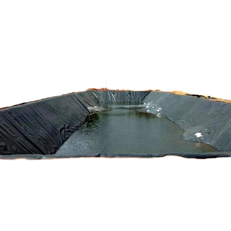 Geovance 0.75mm-2mm Waterproof Pond Liner HDPE PVC Lined LDPE Geomembrane for Fish Ponds & Landfill Liners Made of EPDM & LLDPE"
