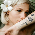 Customizable Women's Henna Sticker Waterproof Long-Lasting Semi Permanent Tattoo Juice Inker Temporary Tatu