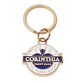 Promotional Zinc Alloy Metal Key Chains Handbag Accessory Enamel logo Metal hang Label Plates for Purse