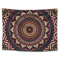 Custom Wall Hanging Mandala Tapestry Boho Room Wall Cloth Tapestries Decor Psychedelic Hippie Sandy Beach Throw Rug Blanket