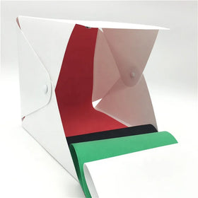 20*20cm Mini Folding Photography Studio Lighted Soft Box with Different Backdrops