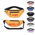 New Trend Oxford Utility Crossbody Cellphone Sport Zipper Waist Bag Unisex Lightweight Pouch Bag Fanny Pack Men Logo Custom
