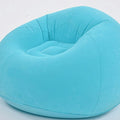 Wholesale Waterhan Modern European Portable Foldable Waterproof Air Flocking Inflatable Single Sofa Bedroom Living Room Chairs