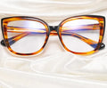 Jiuling Eyewear Fashion Retro Clear Glasses Optical Eyeglasses Frame Square Anti Blue Light Eyeglasses Big Glasses Frame