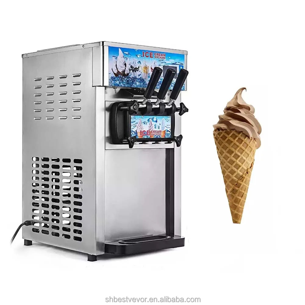EU Ready stock Direct Selling  2+1 flavors machine ice cream soft ice cream maker machine price