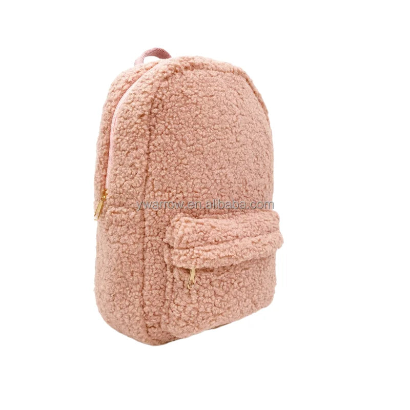 Hot Selling Custom Minnie Cartoon Plush Backpack Cute Children's School Bag for Kids and Toddlers