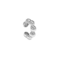 New Fashion Unique Design 925 Sterling Silver Ear Cuff Non-pierced Simple Style Ball S925 Silver Earrings for Women ET509