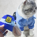 Crazy Animal City Series Pet Transformation Clothes Cotton Cat Dog Apparel Judy Hat Cos for Girls New Year's Day Summer Season