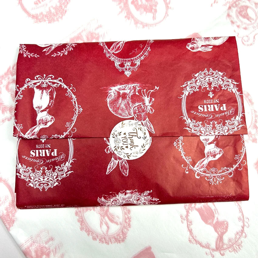 Custom Logo 17g Thin Specialty Paper Moisture Proof Tissue Wrapping for Shoe Box & Gift Packaging with Free Design