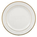 B021-3 Sublimation Blank Plate Lower Price Sublimation House Decorative Gold Rim Plate White Ceramic Plate 8/10 Inch