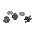 Nolvo World 14 mm Matte Gun Metal Magnetic Buckle Fasteners Strong Clasps Customizable Lady Bags & Purse Accessories