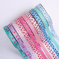 Cheap Price Digital Printed Logo Fabric Grosgrain Gifts Ribbon Rolls