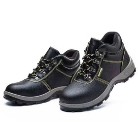 Steel Toe Safety Work Shoes Unisex Sports Shoes for Construction and Factory Use Summer/Autumn Season