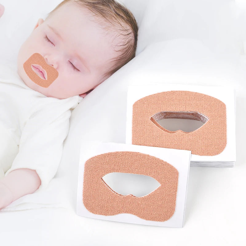 Mouth Tapes for Sleeping Cotton Fabric Sleep Mouth Strips Nose Breathing Aids