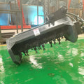 Excavator with Hedge Trimmer Head Garden Brushcutter Weeds Clearing Fast Mowing and Dethatching