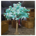 EG-M014 Event Wedding Decoration Table Centerpiece Cheery Blossom Tree Fake 6 Feet Blue White Artificial Cherry Blossom Tree