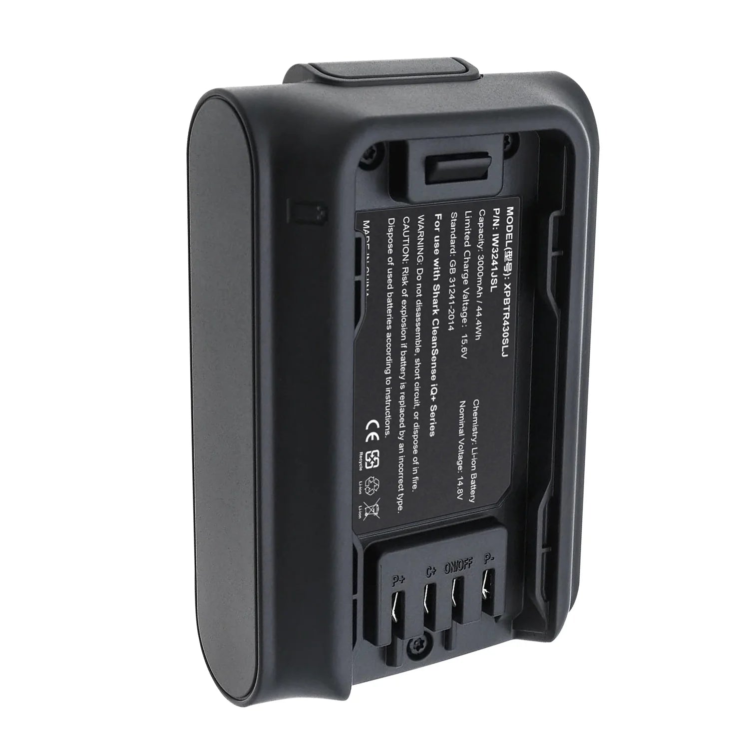 OEM 14.8V 3000mAh Lithium Replacement Battery for Shark Cleaner Sense iQ+IW3241JSL XPBTR430SLJ Sweeper Vacuum Cleaner Battery