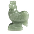 Huiying New Hand carved 35*48mm stone gemstone healing crystals stones cock statues Crafts