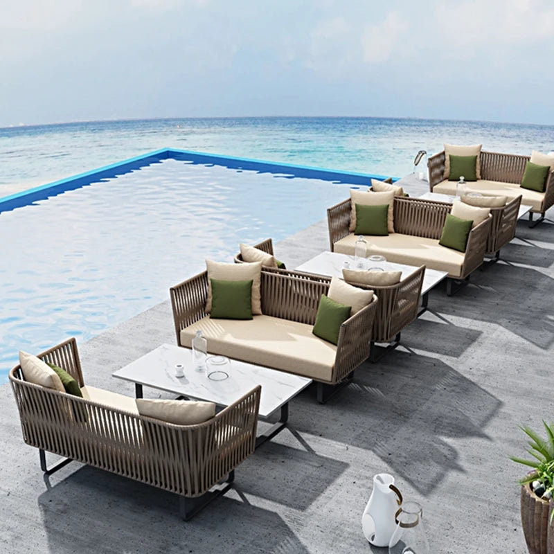 Modern Custom Terrace Aluminium All Weather Luxury Patio Outdoor Chair Garden Furniture