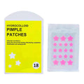 OEM Star Shape Anti Acne Spot Cover Patch Private Label Hydrocolloid Acne Treatment Pimple Master Patches