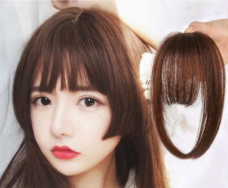 Hot Sale Wholesale Japanese Princess Cut Bangs Hair Extensions High Quality Remy Hair Toupee Chinese Human Hair Hot Supplier