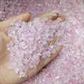 Natural Gemstone Rose Quartz  Crafts Healing Tumbled Stones Bulk Crystal Healing Stone Crystal Chips Crystal Gravel