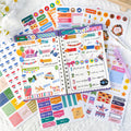 Custom Printing Planner Kiss Sticker Sheet Notebook for Students A5 Spiral Paper NotebookUndated Planner Office Supplies